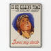 World War II Propaganda Poster Pilot Aviator