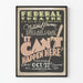 Vintage Theater Poster 'It Can't Happen Here' Sinclair Lewis