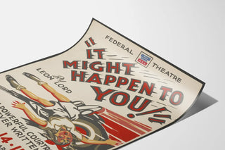 Vintage theater poster It Might Happen to You