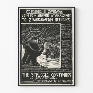 Poster Solidarity for Refugees Zimbabwe