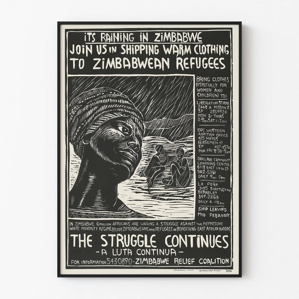 Poster Solidarity for Refugees Zimbabwe