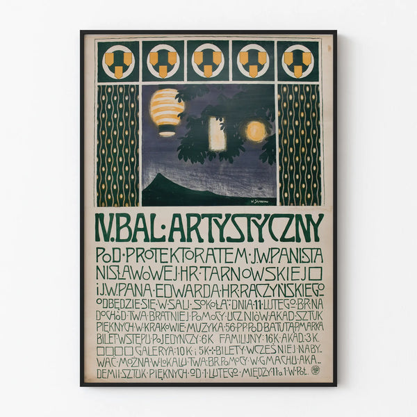 Vintage IV Bal Artystyczny Poster - Artistic Wall Decoration