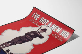 Vintage Military Poster I've Got a New Job