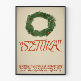 Art Nouveau Poster for Polish Artistic Exhibition 1905