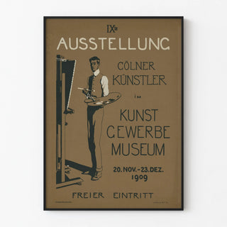 Poster Exhibition Artists of Cologne 1909