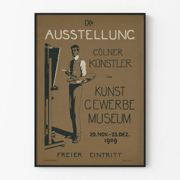 Poster Exhibition Artists of Cologne 1909