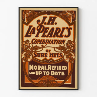 Vintage poster J.H. La Pearl's Combination of Sure Hits