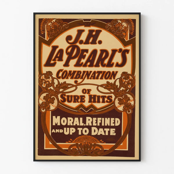 Vintage poster J.H. La Pearl's Combination of Sure Hits