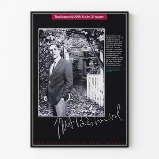 Vintage Poster Boekenweek 1988 with J.M.A. Biesheuvel