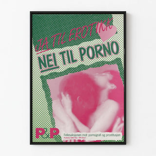 Poster Ja Til Erotik Nei Til Porno - Committed Wall Decoration