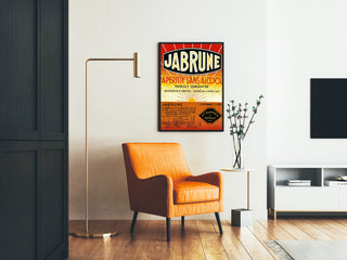 Vintage poster JABRUNE non-alcoholic aperitif