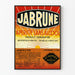 Vintage poster JABRUNE non-alcoholic aperitif