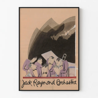 Vintage poster of Jack Raymond orchestra