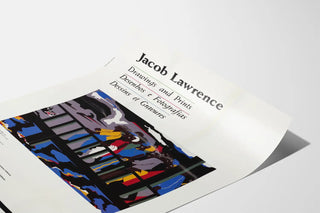 Poster 'Jacob Lawrence - Drawings and Prints' for wall decoration