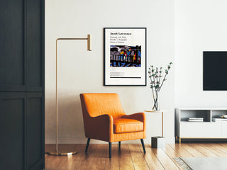 Poster 'Jacob Lawrence - Drawings and Prints' for wall decoration