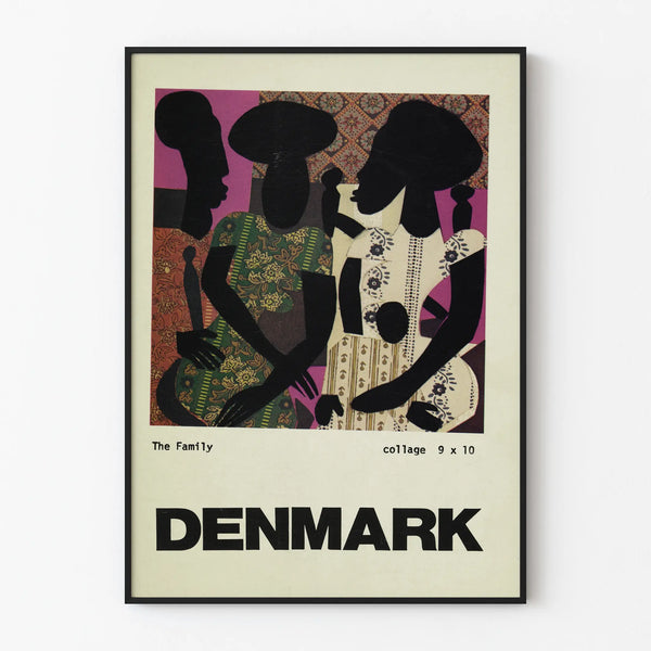 Poster Design The Family Collage Denmark