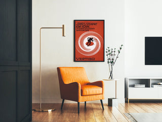 Vertigo film poster by Alfred Hitchcock