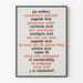 Typographic Poster Jan Wolkers - Original Wall Decoration