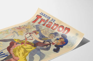 Vintage Poster of Trianon Garden, Let's Go! Spectacular Review