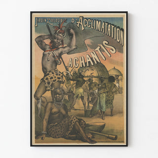 Vintage Poster of the Acclimatization Garden Zoo for Sale