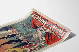 Vintage Poster of the Gardens of the Élysée Montmartre, Dance and Night Festival
