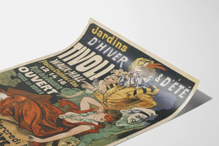 Vintage Poster of Winter and Summer Gardens Tivoli Waux-Hall