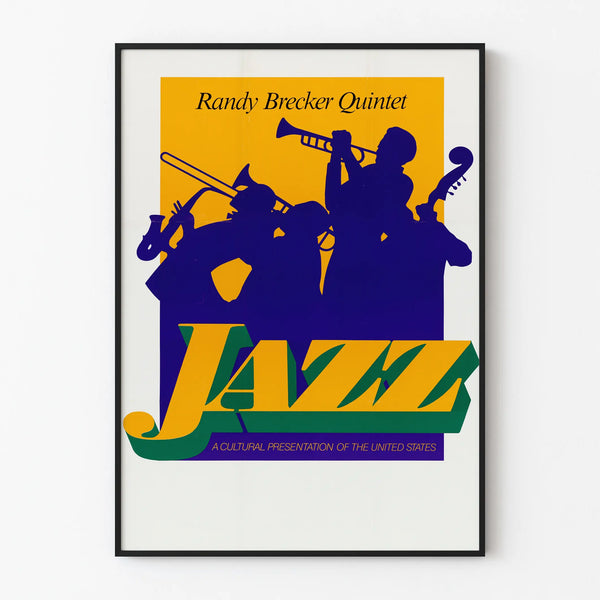 Jazz Poster Randy Brecker Quintet Wall Decoration