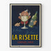 Vintage Poster La Risette Anise Liqueur