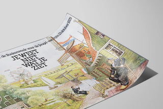 Kinderboekenweek 1979 Poster - Children's Wall Decoration 'You Don't Know What You Are Seeing' — artwork view