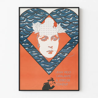 Vintage poster Jean Vigo L'Atalante & Zéro de Conduit