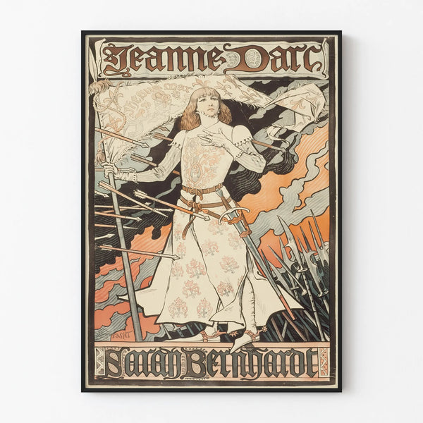 Jeanne d'Arc poster by Alfons Mucha for Sarah Bernhardt