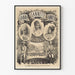 Poster Opéra-Comique Jeanne Jeannette et Jeanneton Musique P. Lacome