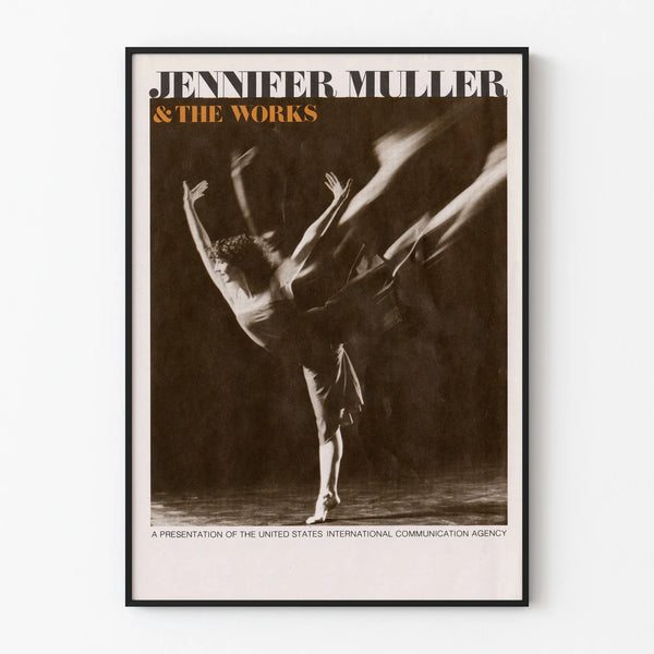 Artistic poster Jennifer Muller & The Works Contemporary Dance