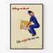 Vintage Jenny Poster - Easy Load Lifting