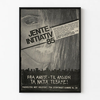 Poster Jente Initiativ 85 - From Fear to Action