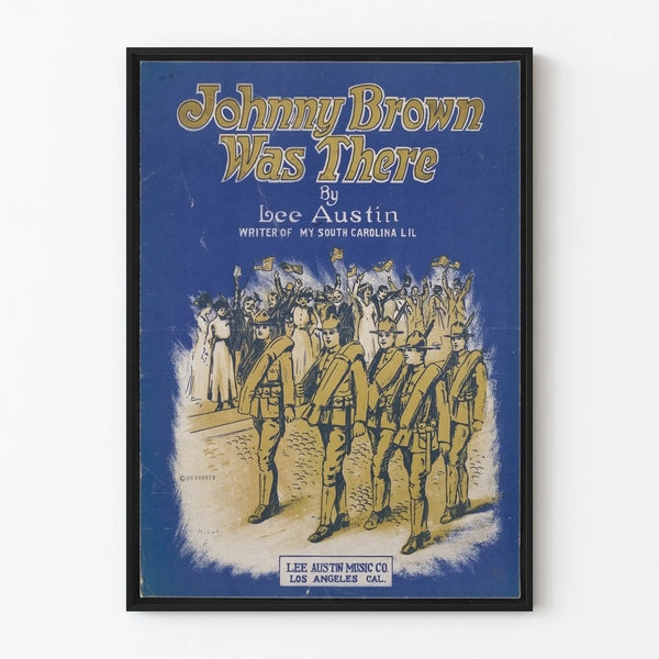 Vintage poster Johnny Brown Was There by Lee Austin