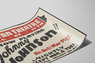 Johnny Johnson Theatre Poster - Anti-War Play — artwork view