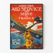 Vintage military poster Air Service France 1917