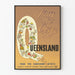 Vintage tourist poster Queensland Australia