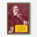Vintage poster of Michel Adrien Ruyter portrait by Jordaens