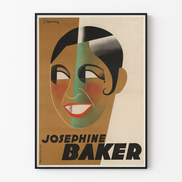 Vintage Joséphine Baker Poster - Artistic and Retro Wall Decoration