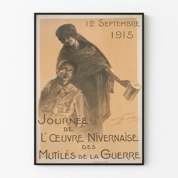 Vintage Poster for the War Disabled Day 1915