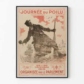 Poster for the Poilu Day 1915 - Historical Wall Decoration
