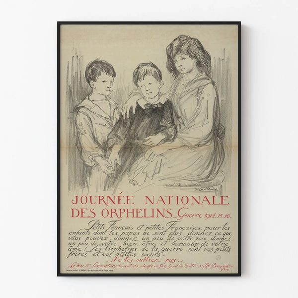 Poster of the National Day for War Orphans 1914-16