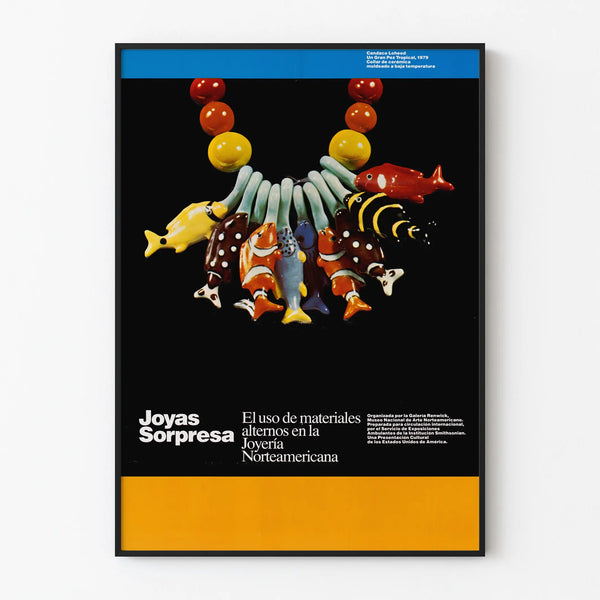 Wall Decoration Poster Joyas Sorpresa - North American Jewelry in Alternative Materials