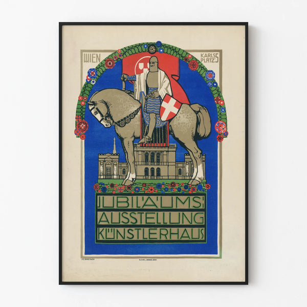 Jubilé Karlsplatz Poster - Vintage Wall Decoration