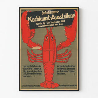 Vintage Poster for the Culinary Exhibition Berlin 1909