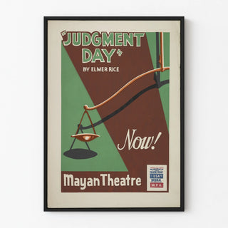 Vintage Theater Poster "Judgment Day" by Elmer Rice