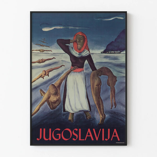 Vintage poster wall decoration Jugoslavija dramatic art