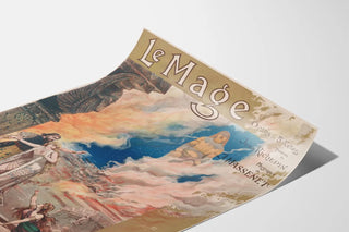 Vintage poster of the opera The Mage by Jules Massenet